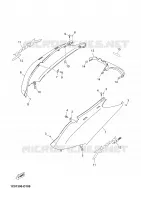 COUVERCLE LATERAL pour Yamaha XMAX 2008