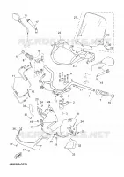 GUIDON ET CABLES pour Yamaha XMAX 2008