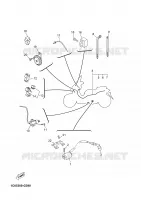 PARTIE ELECTRIQUE 2 pour Yamaha XMAX 2009