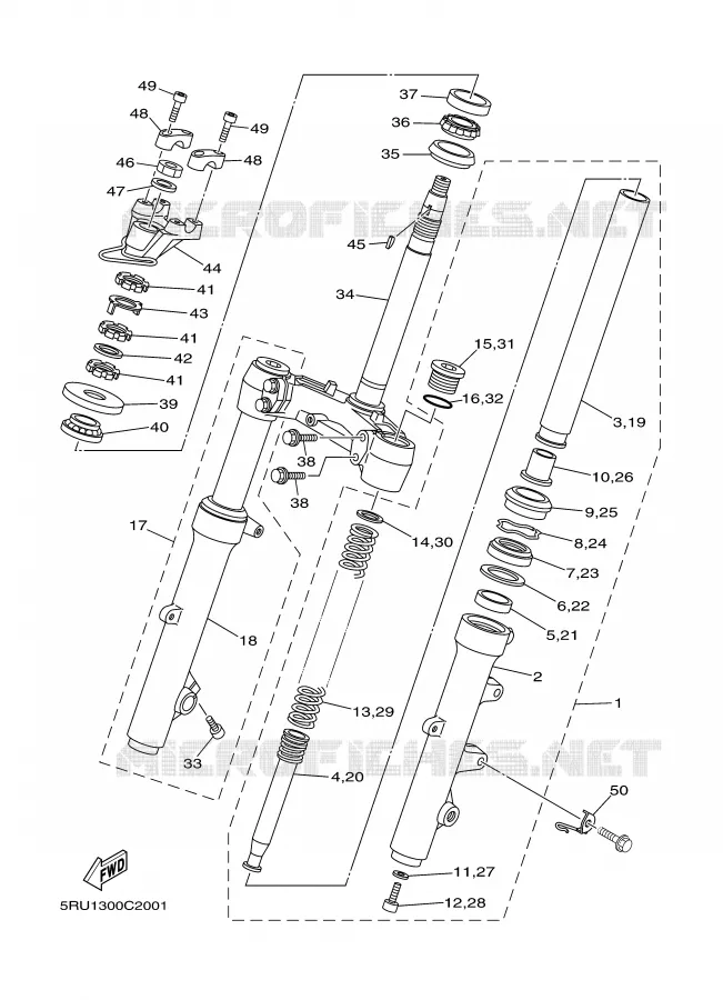 DIRECTION Yamaha SCOOTER 400 2004 MAJESTY  YP400