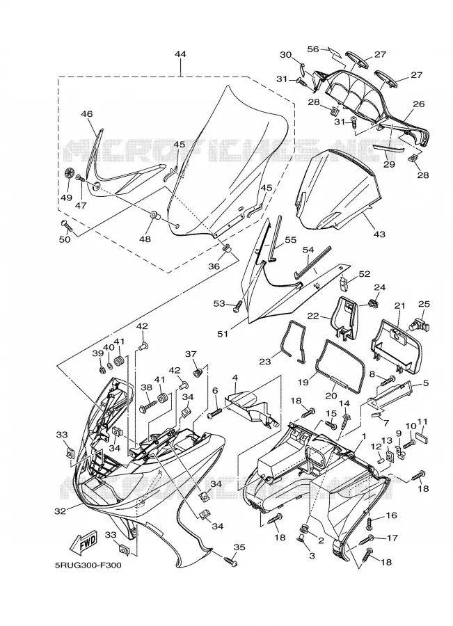 PROTEGE JAMBES Yamaha SCOOTER 400 2007 MAJESTY ABS  YP400A