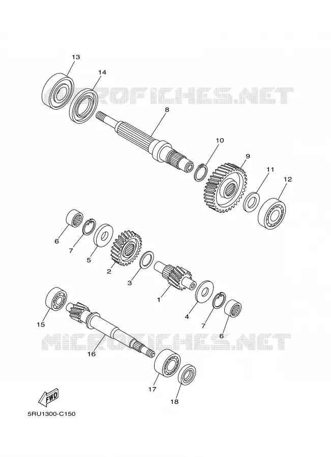 TRANSMISSION Yamaha SCOOTER 400 2004 MAJESTY  YP400S