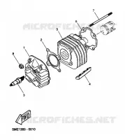 CYLINDRE pour Yamaha AEROX 2000