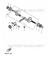 VILEBREQUIN / PISTON pour Yamaha AEROX 2000