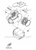 TURBINE / CARTERS DE REFROIDISSEMENT pour Yamaha AEROX 2000