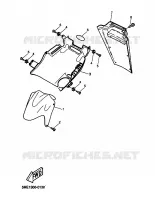GARDE BOUE pour Yamaha AEROX 2000