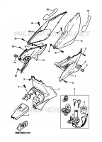 COUVERCLE LATERAL pour Yamaha AEROX 2000