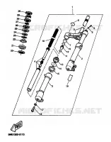 FOURCHE pour Yamaha AEROX 2000