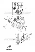 RESERVOIR A ESSENCE pour Yamaha AEROX 2000