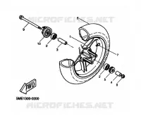 ROUE AVANT pour Yamaha AEROX 2000