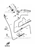 GUIDON ET CABLES pour Yamaha AEROX 2000