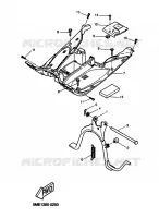 SUPPORT / REPOSE PIEDS pour Yamaha AEROX 2000