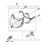 PHARE  pour Yamaha AEROX 2000