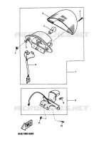 FEU ARRIERE pour Yamaha AEROX 2000