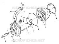 CYLINDRE pour Yamaha AEROX 1997