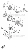 DEMARREUR pour Yamaha AEROX 1997