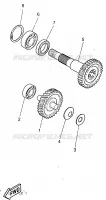 TRANSMISSION pour Yamaha AEROX 1997