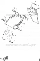 GARDE BOUE pour Yamaha AEROX 1997