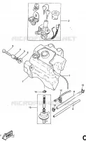 RESERVOIR A ESSENCE pour Yamaha AEROX 1997