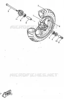ROUE AVANT pour Yamaha AEROX 1997