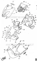 PROTEGE JAMBES pour Yamaha AEROX 1997