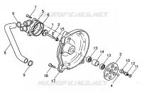POMPE A EAU pour Yamaha AEROX 1997