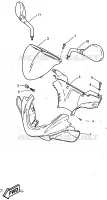 CARENAGES 1  pour Yamaha AEROX 1997