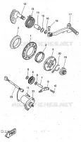 DEMARREUR pour Yamaha AEROX 1997