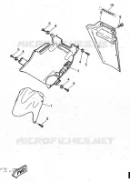 GARDE BOUE pour Yamaha AEROX 1997