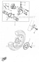 ETRIER DE FREIN AVANT pour Yamaha AEROX 1997