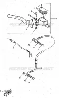 MAITRE CYLINDRE AVANT pour Yamaha AEROX 1997