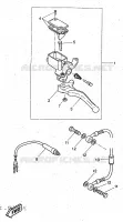 MAITRE CYLINDRE DE FREIN ARRIERE pour Yamaha AEROX 1997