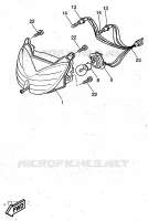 PHARE  pour Yamaha AEROX 1997