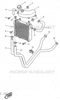RADIATEUR / DURITES pour Yamaha AEROX 1997