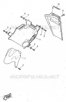 GARDE BOUE pour Yamaha AEROX 1997
