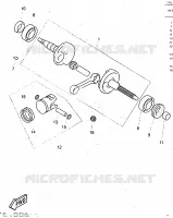VILEBREQUIN / PISTON pour Yamaha AEROX 1997