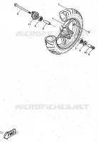 ROUE AVANT pour Yamaha AEROX 1997