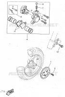 ETRIER DE FREIN AVANT pour Yamaha AEROX 1997