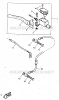MAITRE CYLINDRE AVANT pour Yamaha AEROX 1997
