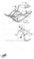 SUPPORT / REPOSE PIEDS pour Yamaha AEROX 1997