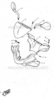 CARENAGES 1  pour Yamaha AEROX 1997