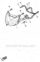 PHARE  pour Yamaha AEROX 1997