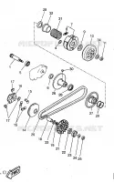 EMBRAYAGE DE DEMARREUR pour Yamaha AEROX 1998