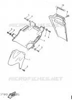 GARDE BOUE pour Yamaha AEROX 1998