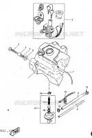 RESERVOIR A ESSENCE pour Yamaha AEROX 1998