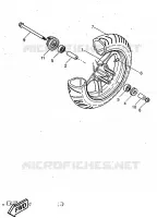 ROUE AVANT pour Yamaha AEROX 1998