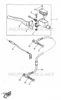 MAITRE CYLINDRE AVANT pour Yamaha AEROX 1998