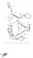 CARENAGES 1  pour Yamaha AEROX 1998