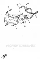 PHARE  pour Yamaha AEROX 1998