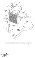 RADIATEUR / DURITES pour Yamaha AEROX 1998